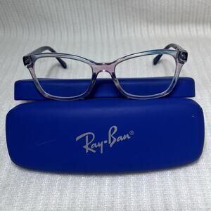 Ray-Ban RB1591 Optics Kids Polished Violet Striped Multicolor with Case/FRAME